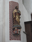 901111 Afbeelding van het beeld van de Heilige Johannes de Doper in de St.-Catharinakerk (Lange Nieuwstraat 36) te ...
